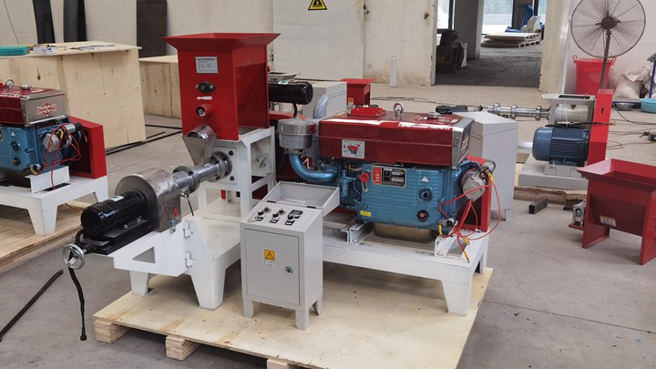 Fish fish feed extruders for commercial use in Ireland